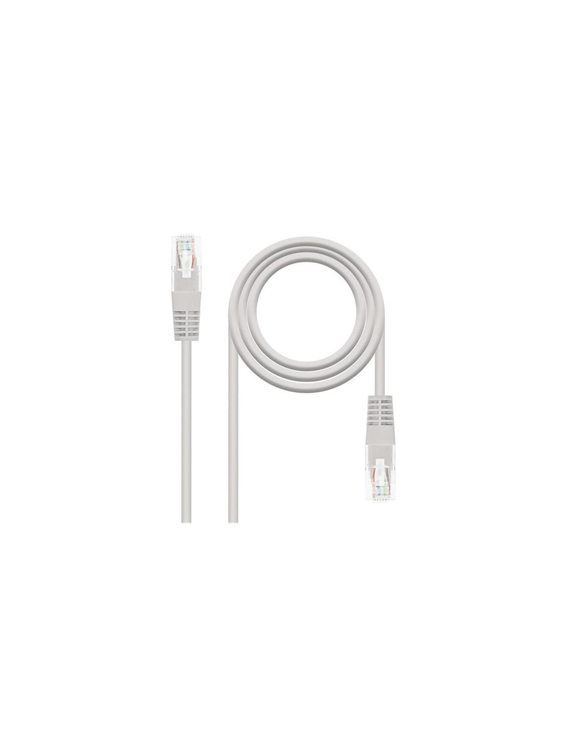 CABLE DE RED CAT.5E UTP FLEX 0.25M GREY