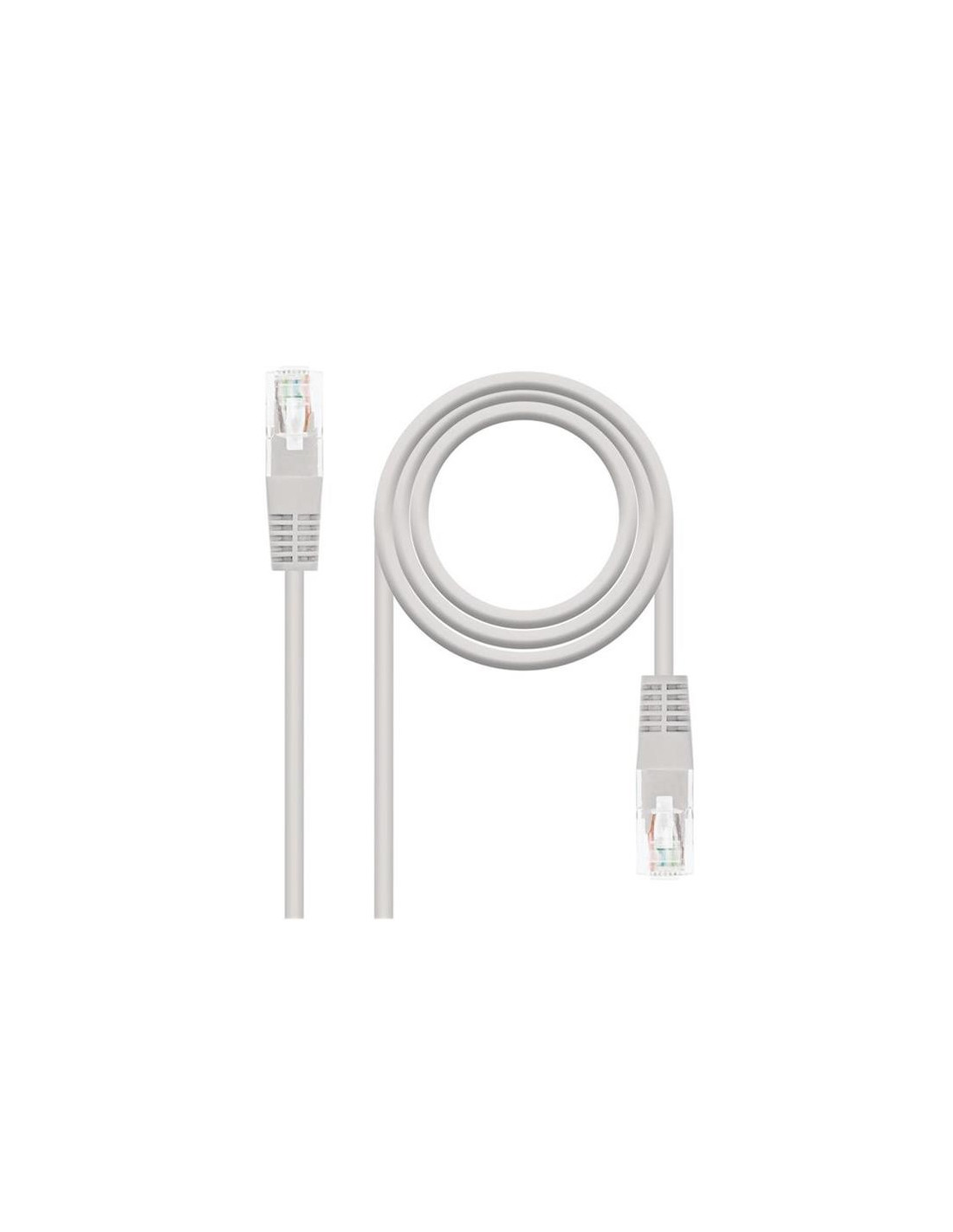 CABLE DE RED ONEWAY CAT.6E UTP FLEX 0.50M GREY