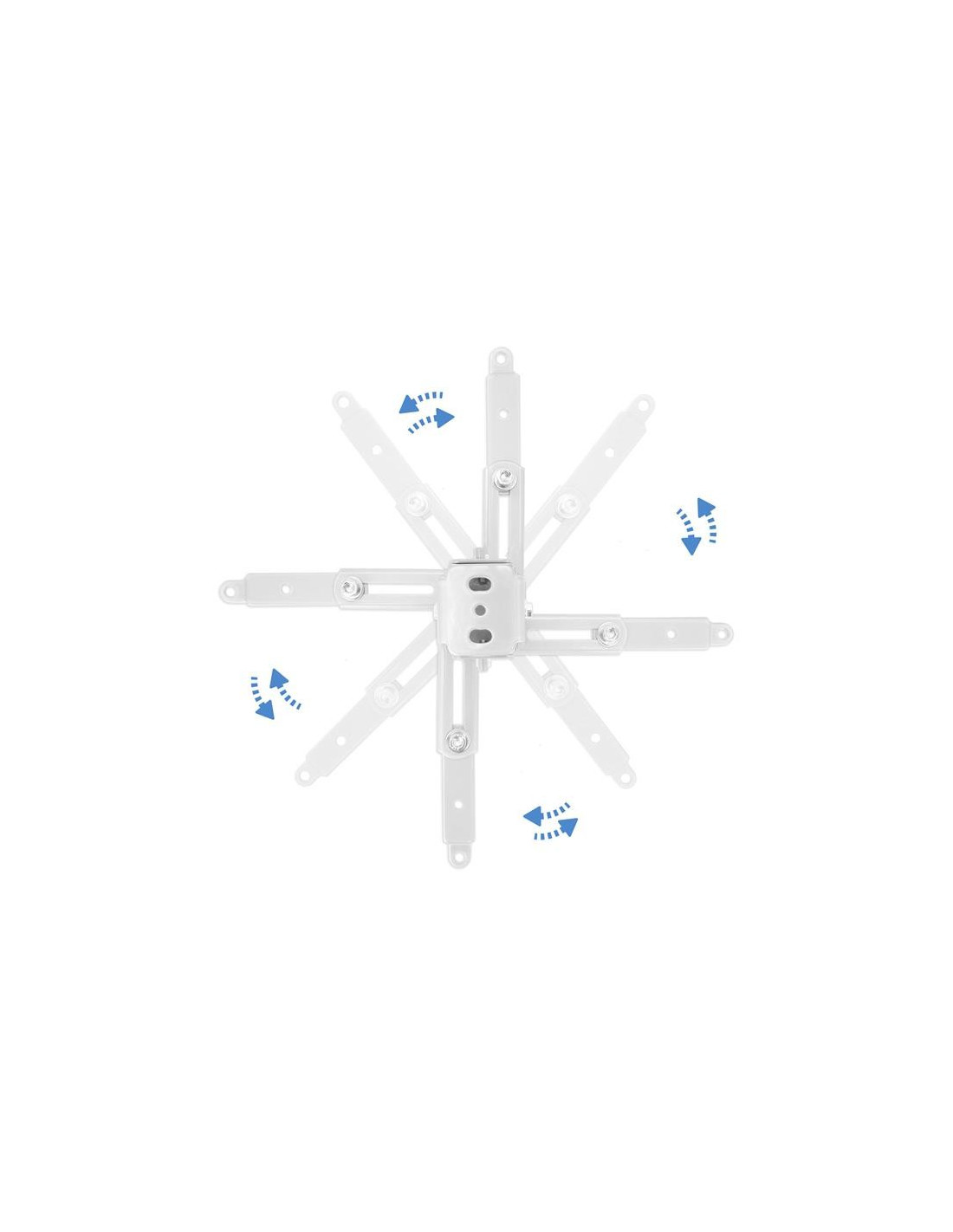 SOPORTE PROYECTOR TOOQ TECHO INCLINABLE WHITE