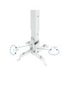 SOPORTE PROYECTOR TOOQ TECHO INCLINABLE WHITE