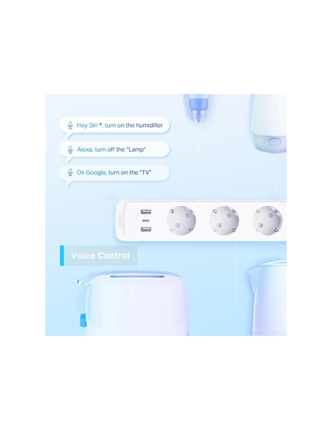 REGLETA ENCHUFE INTELIGENTE TP-LINK TAPO P300