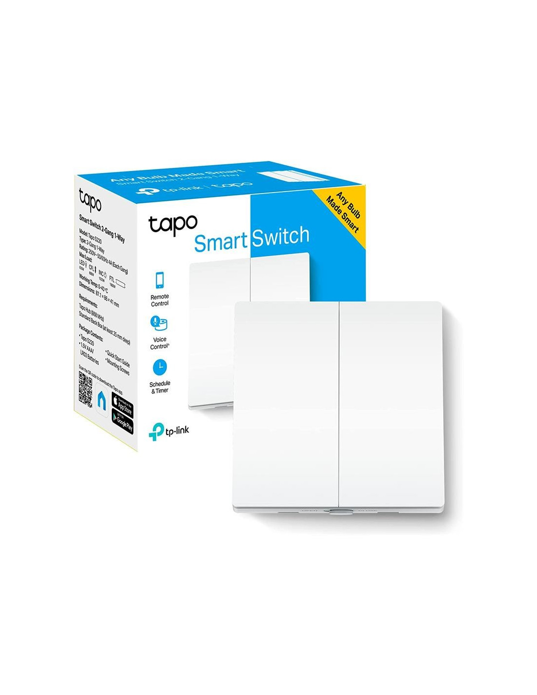 INTERRUPTOR LUZ TP-LINK TAPO S220 WIFI
