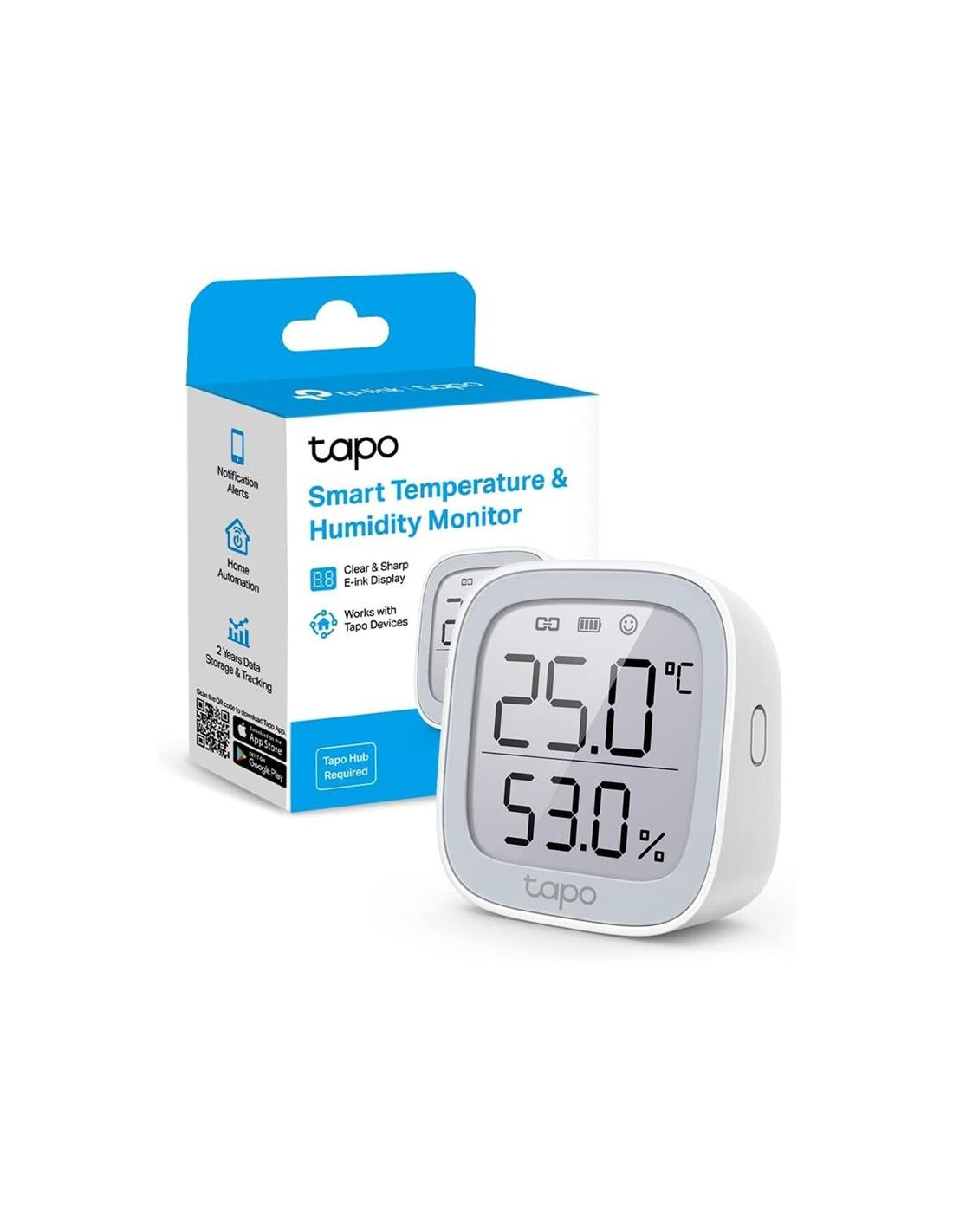 SENSOR TP-LINK TAPO T315 TEMPERATURA/HUMEDAD WIRELESS