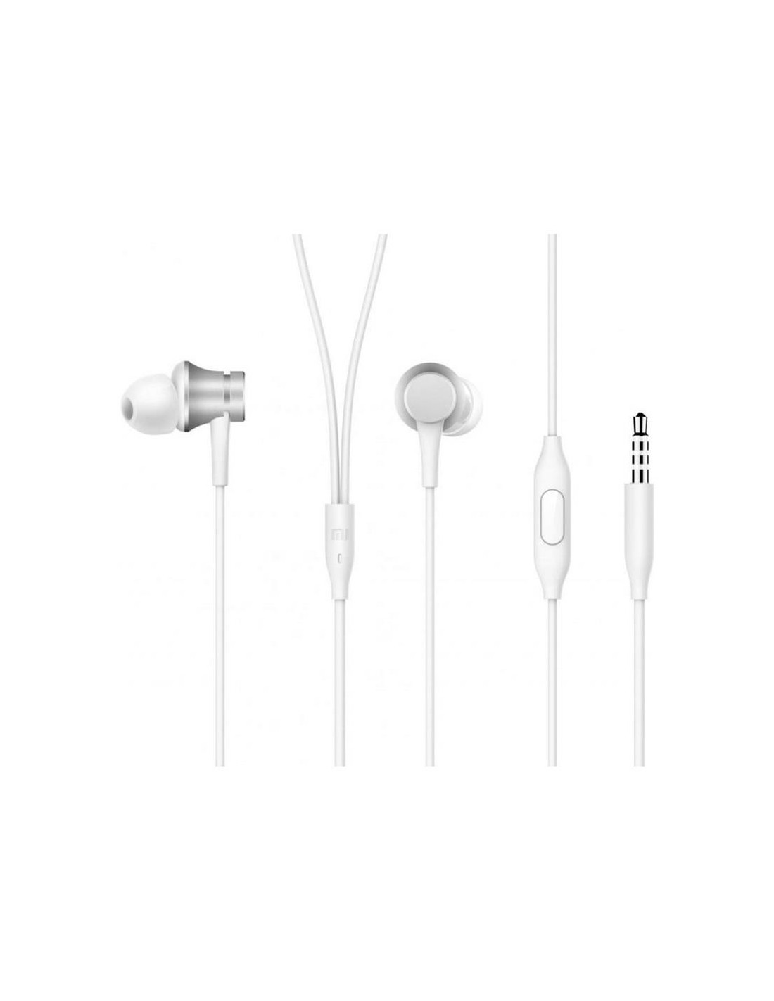 AURICULARES + MICROFONO XIAOMI MI IN EAR BASIC JACK 3.5 SILVER