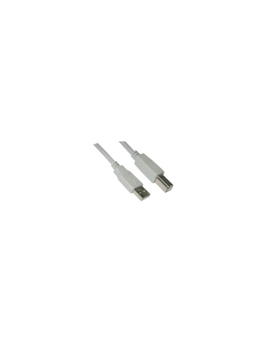 Nanocable CABLE USB 2.0 IMPRESORA, TIPO A/M-B/M, BEIGE, 1.0 M
