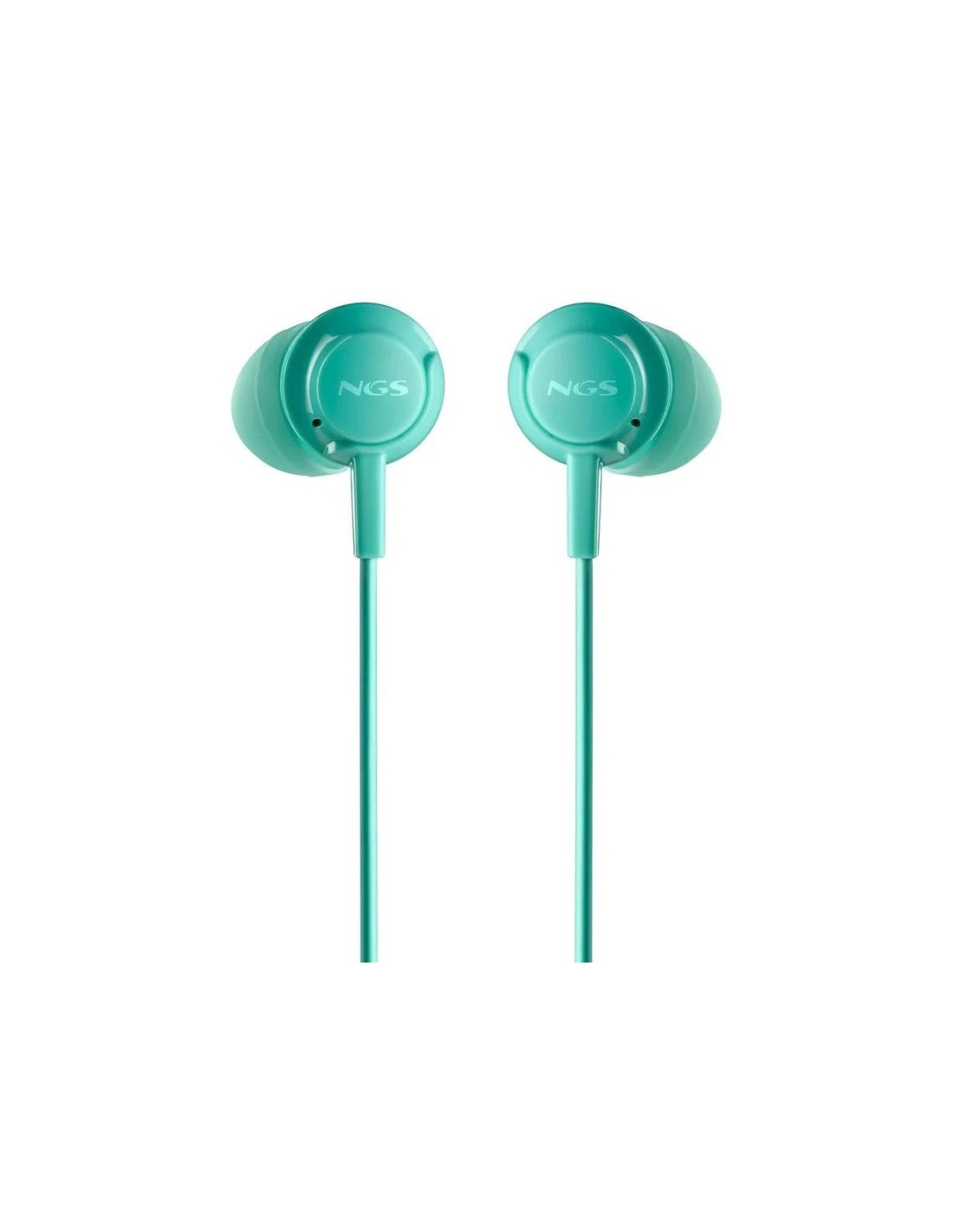 AURICULARES + MICROFONO NGS DRIFT IN EAR JACK 3,5MM GREEN MINT