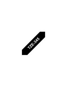 Brother TZE-355 cinta para impresora de etiquetas Blanco sobre negro 2