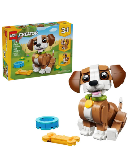 LEGO 31382 Simpáticos Animales: Cachorro Juguetón