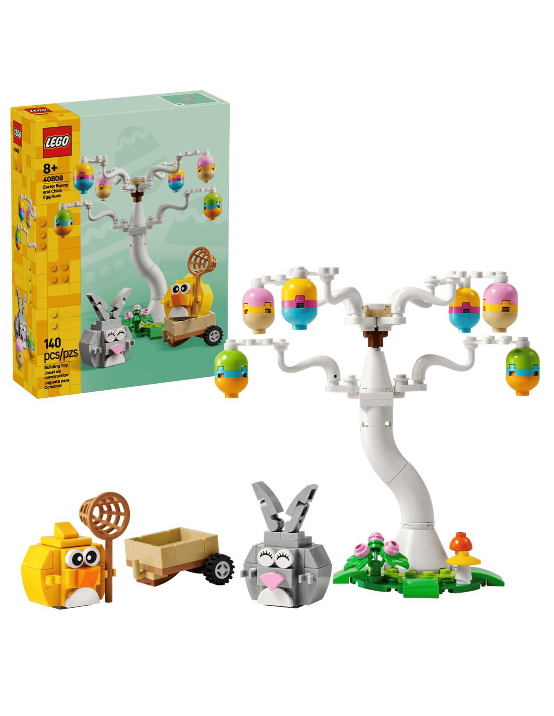 LEGO 40808 Búsqueda de Huevos de Pascua del Conejo y el Pollito
