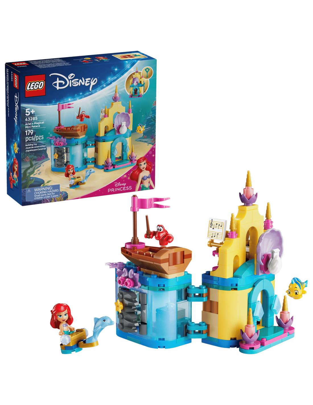 LEGO 43285 Mini Palacio Mágico de Ariel
