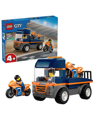 LEGO 60491 Camión de Transporte de Motos