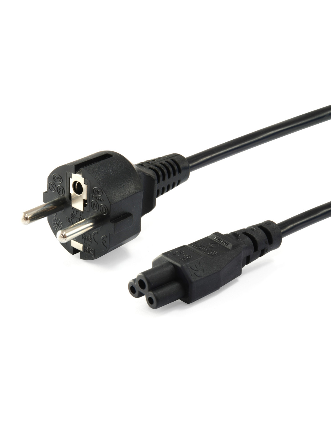 Equip 112151 cable de transmisión Negro 3 m Enchufe tipo F C5 acoplador