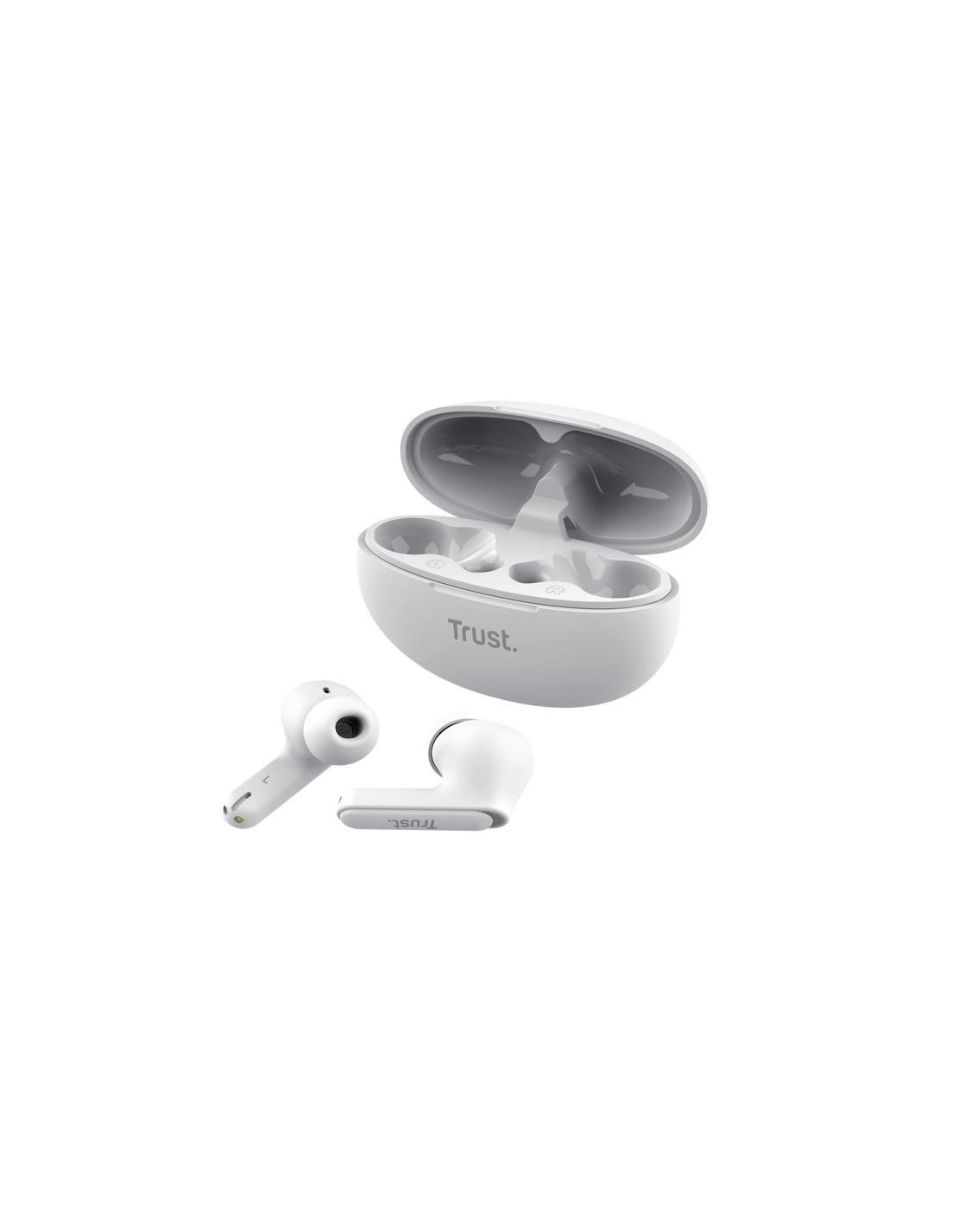 AURICULARES TRUST YAVI EARBUDS ENC BLUETOOTH WIRELESS WHITE