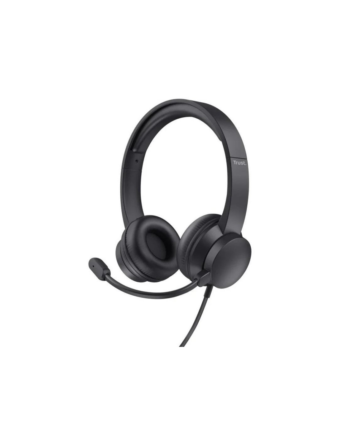 AURICULARES + MICROFONO TRUST HS-150 HEADSET 3.5MM BLACK