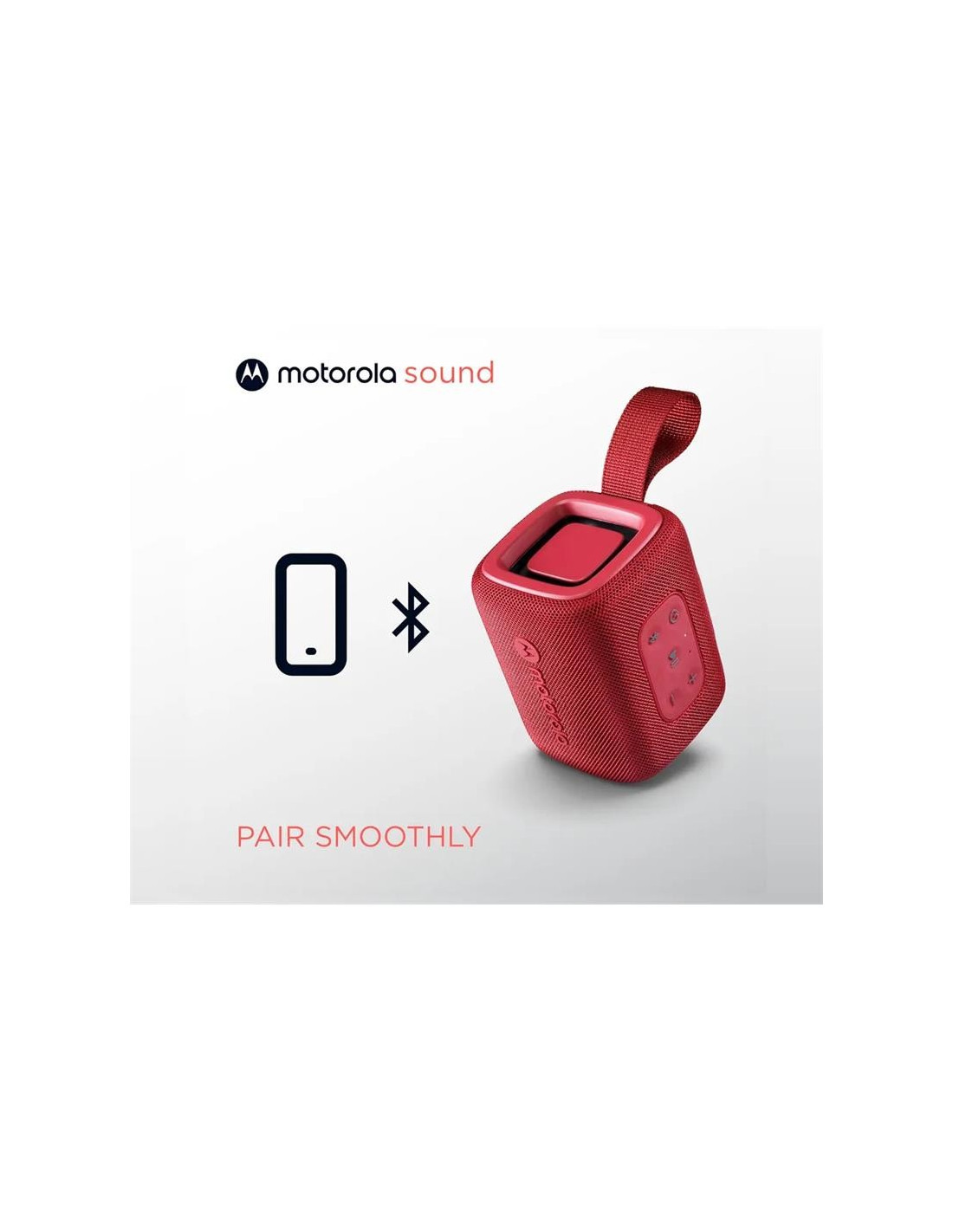 ALTAVOZ MOTOROLA ROKR 300 WIRELESS BLUETOOTH 5.3 IP67 RED
