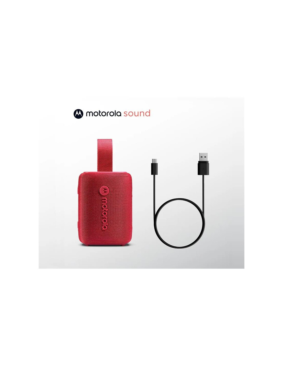 ALTAVOZ MOTOROLA ROKR 300 WIRELESS BLUETOOTH 5.3 IP67 RED
