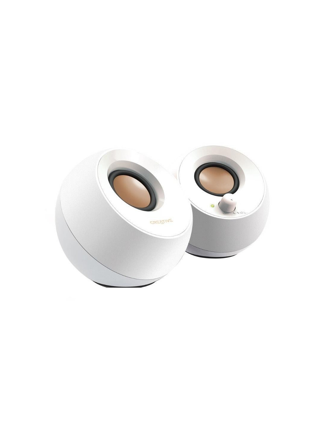 ALTAVOCES CREATIVE PEBBLE 2.0 USB WHITE
