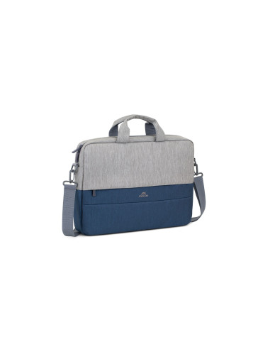 Rivacase 7532 39,6 cm (15.6") Maletín Azul, Gris