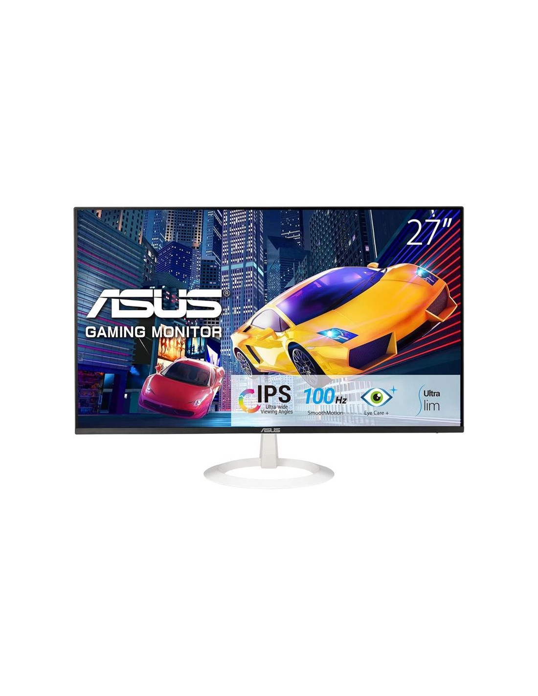 MONITOR ASUS 27 V27EHF-W IPS 100HZ HDMI EYE CARE+ WHITE