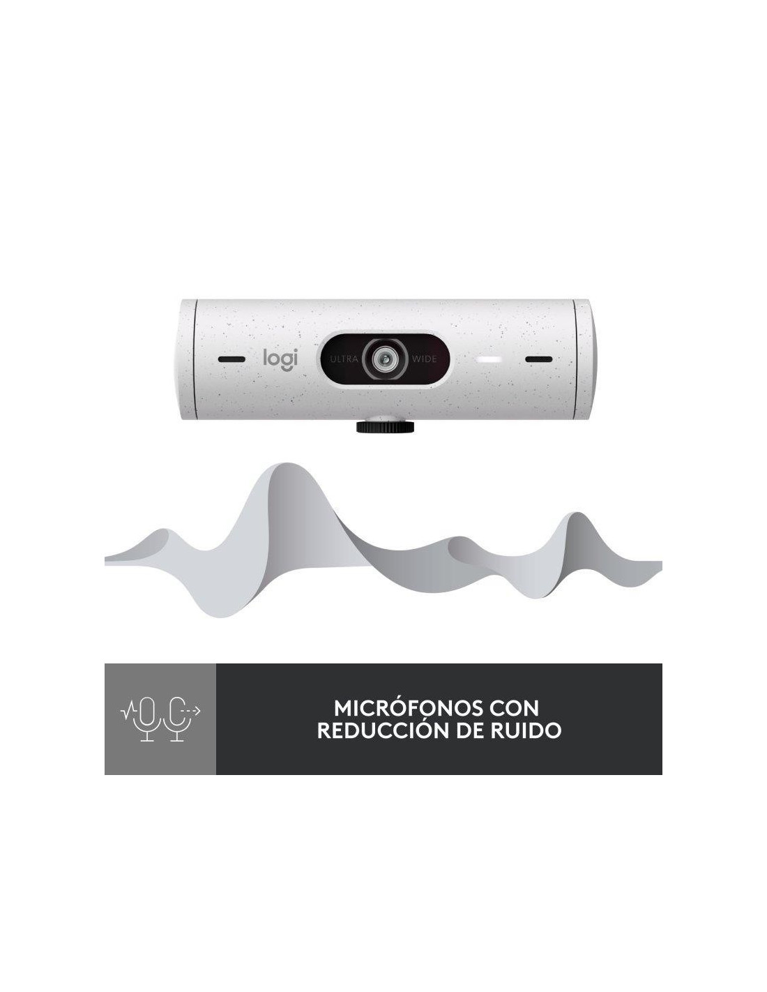 WEBCAM LOGITECH BRIO 500 FHD USB-C WHITE