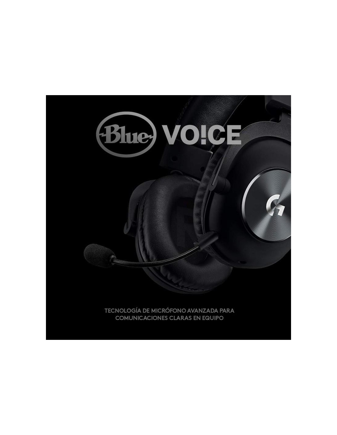 AURICULARES + MICROFONO LOGITECH G PRO X USB BLACK