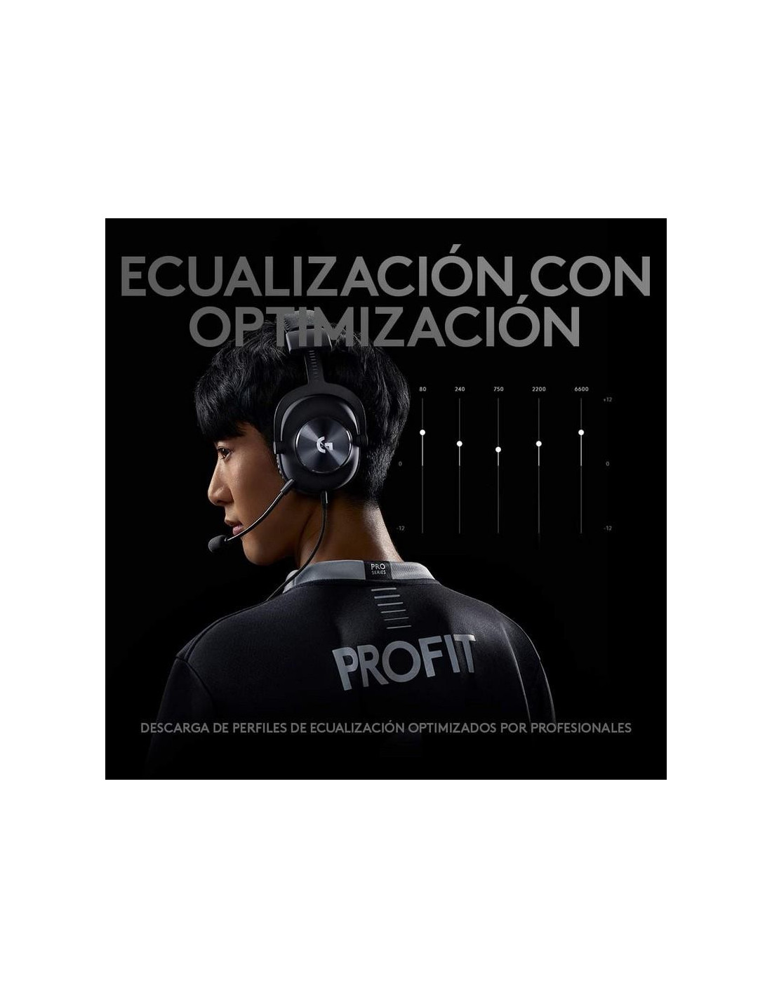 AURICULARES + MICROFONO LOGITECH G PRO X USB BLACK