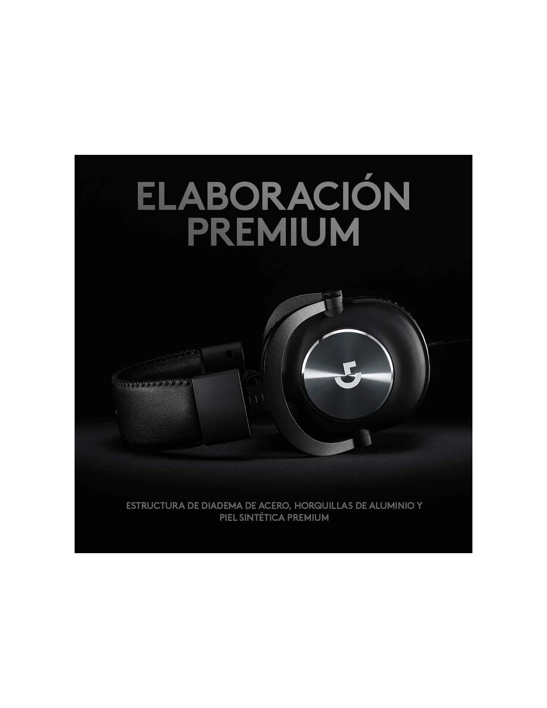 AURICULARES + MICROFONO LOGITECH G PRO X USB BLACK