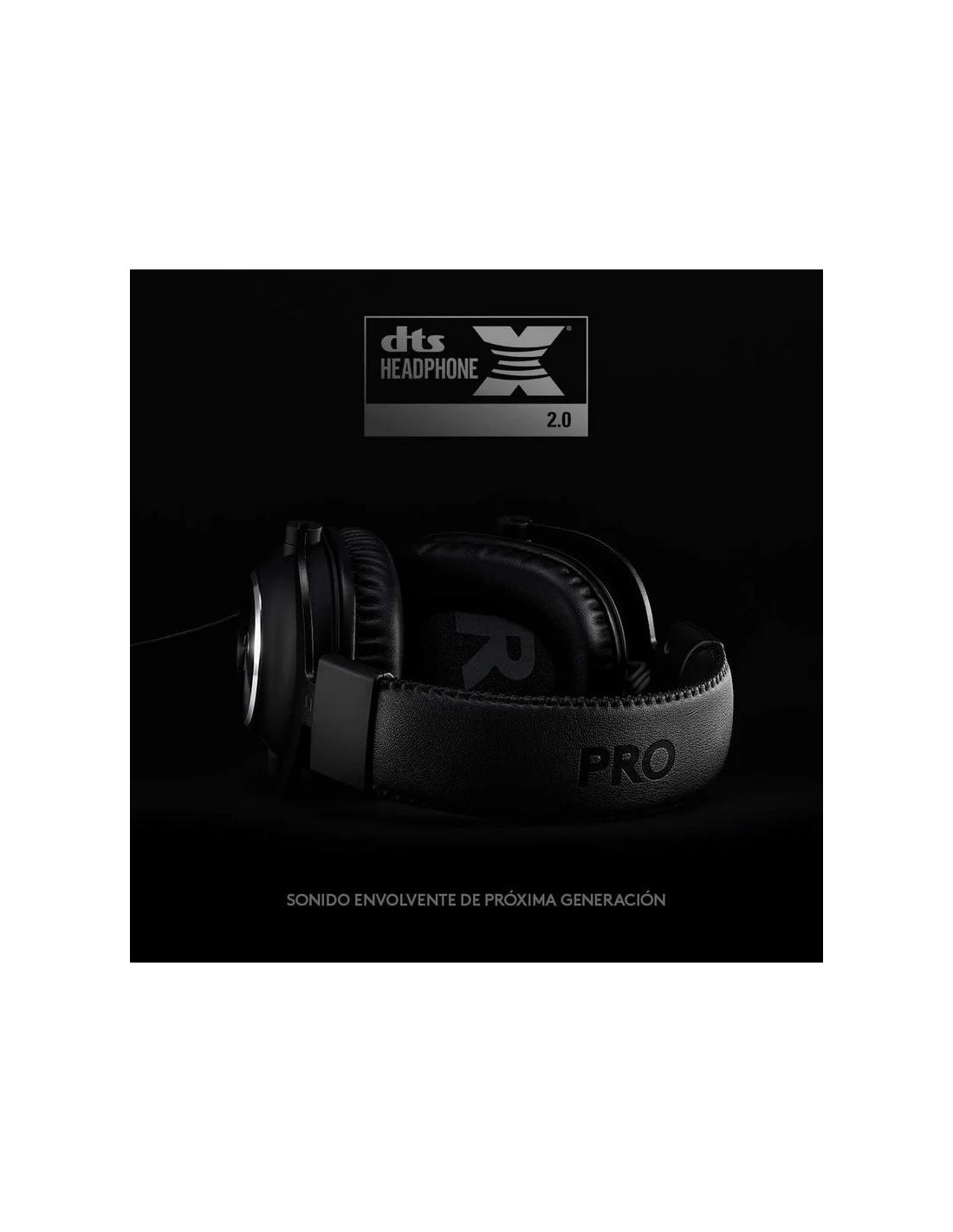 AURICULARES + MICROFONO LOGITECH G PRO X USB BLACK