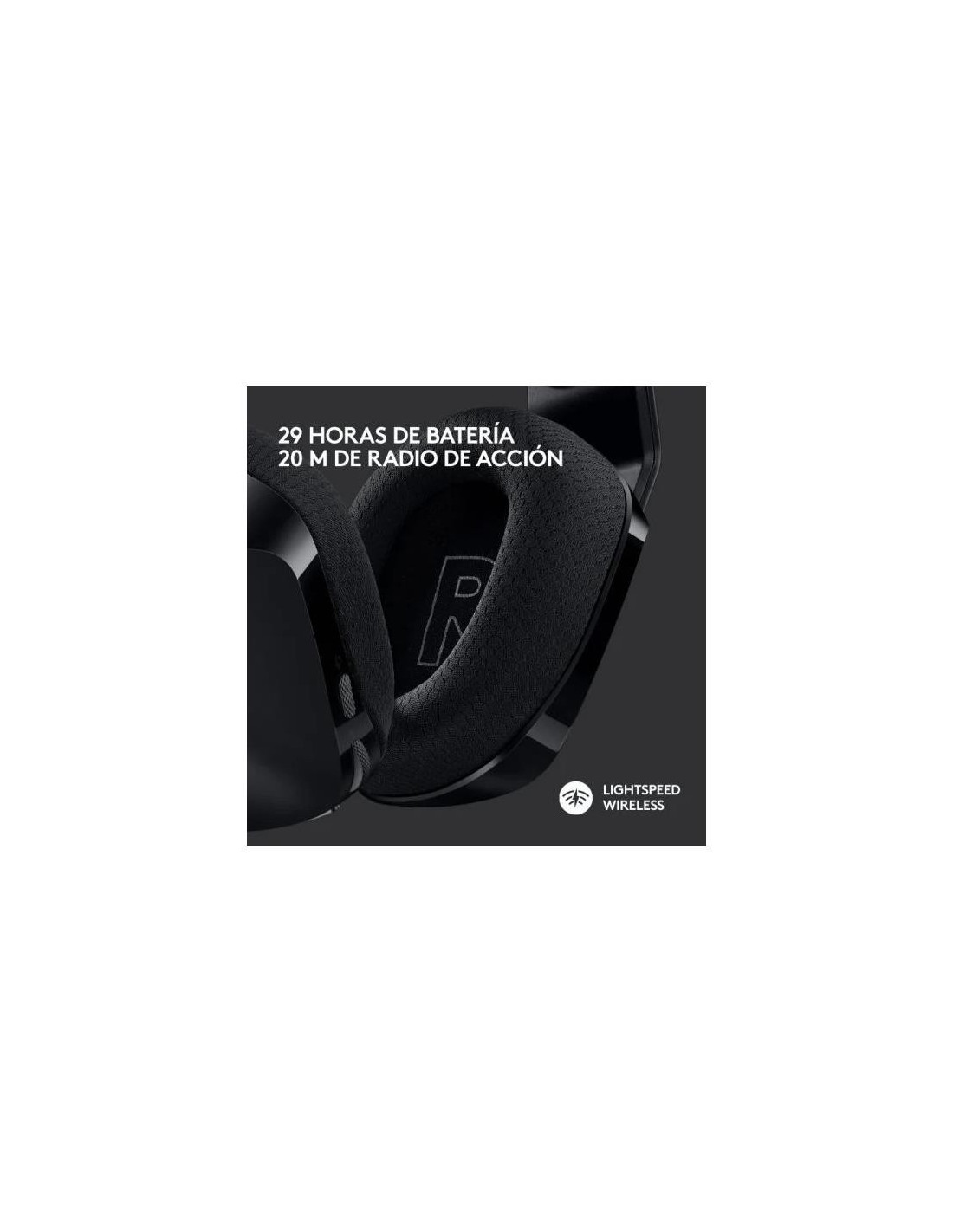AURICULARES + MICROFONO LOGITECH GAMING G733 RGB WIRELESS BLACK