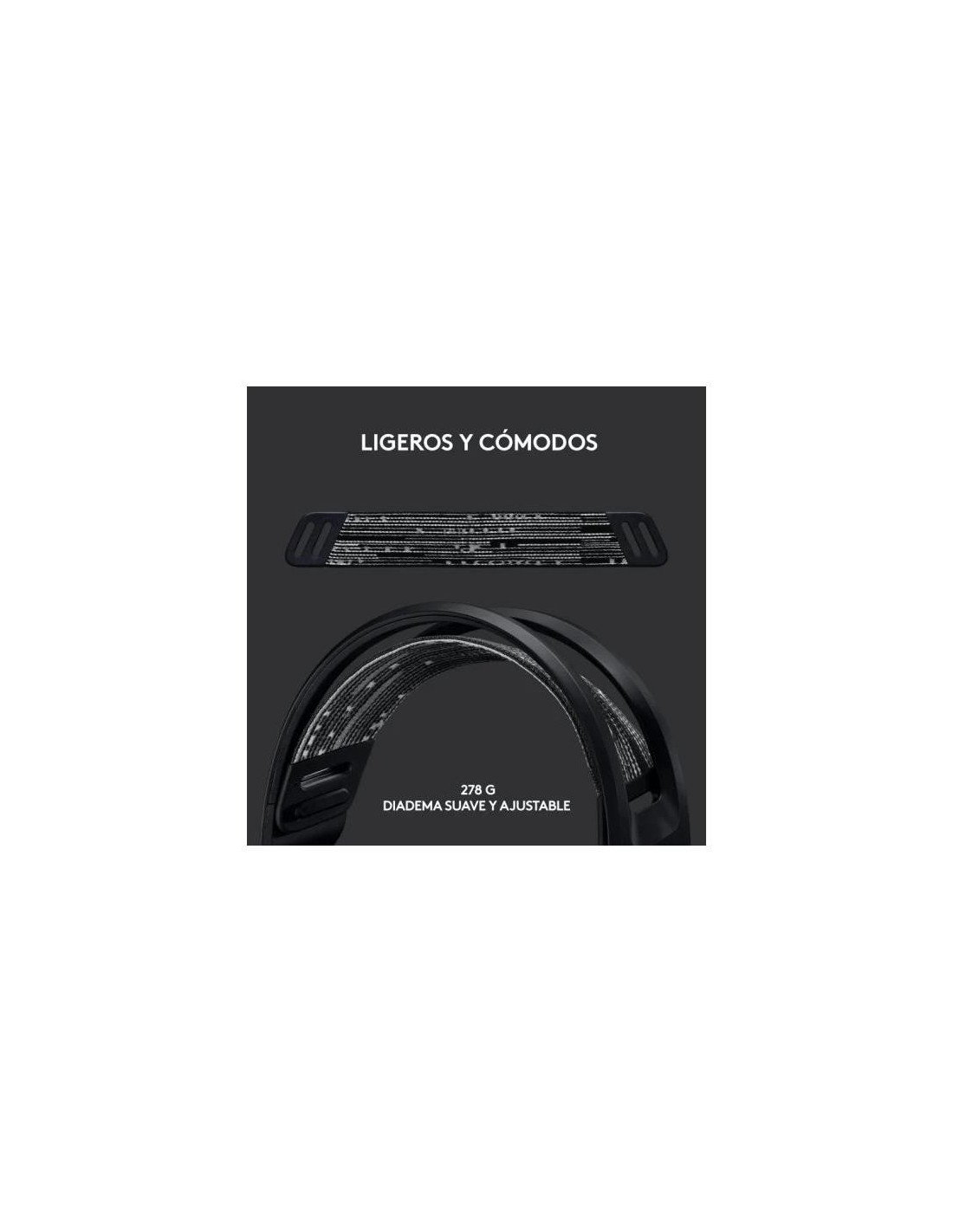 AURICULARES + MICROFONO LOGITECH GAMING G733 RGB WIRELESS BLACK