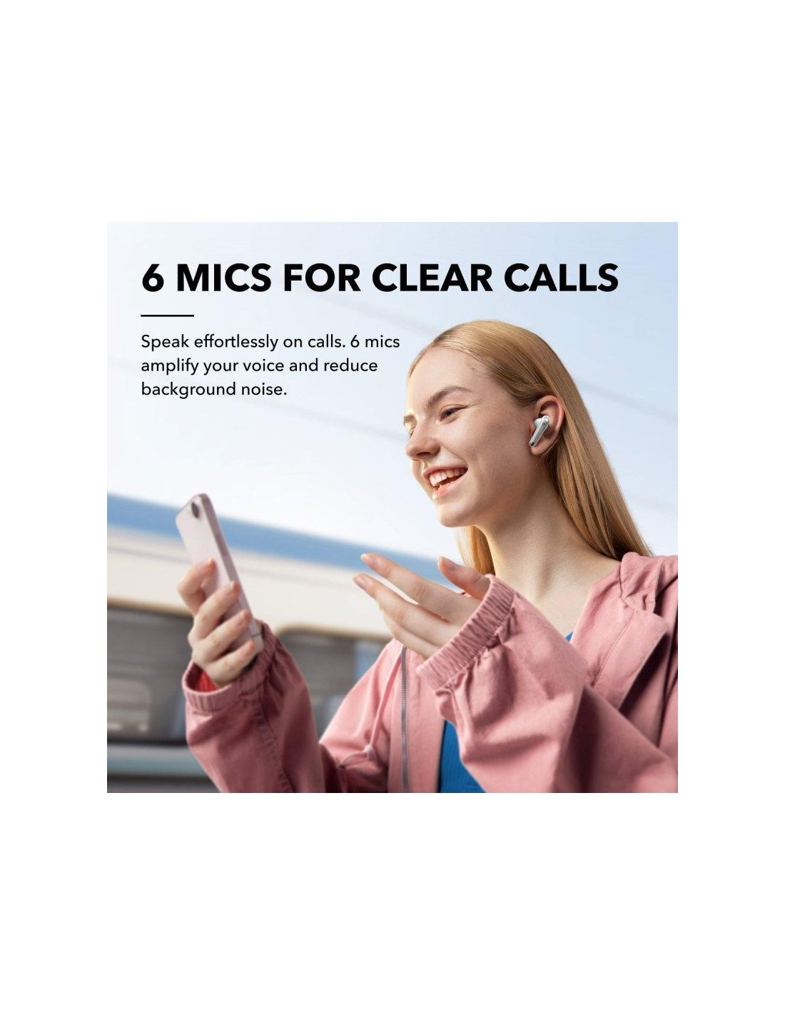 AURICULARES ANKER SOUNDCORE LIBERTY 4 NC BLUETOOTH USB-C IPX4 WHITE