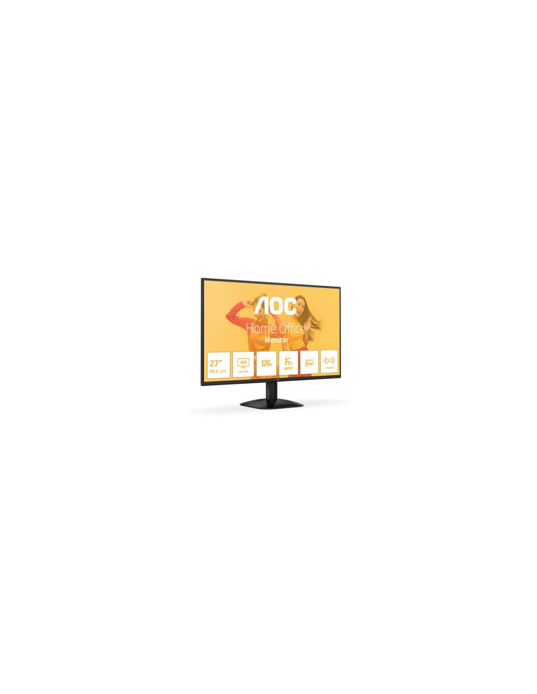 AOC B3 Q27B35S3 pantalla para PC 68,6 cm (27") 2560 x 1440 Pixeles Quad HD LED Negro
