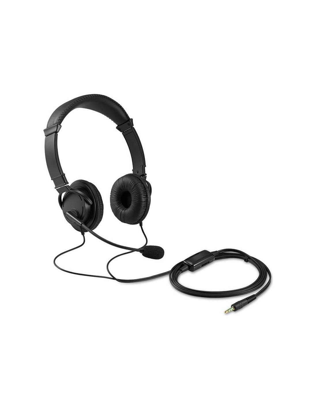 AURICULARES + MICROFONO KENSINGTON K33597WW HI-FI JACK 3.5MM BLACK