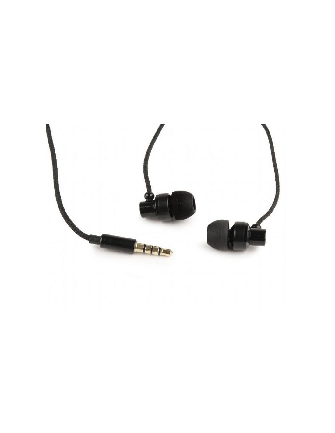 AURICULARES + MICROFONO GEMBIRD IN EAR BLACK