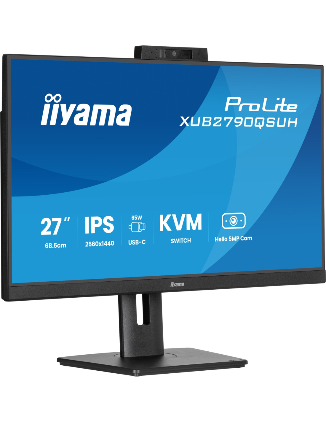 iiyama ProLite XUB2790QSUH-B2 pantalla para PC 68,6 cm (27") 2560 x 1440 Pixeles Quad HD LED Negro