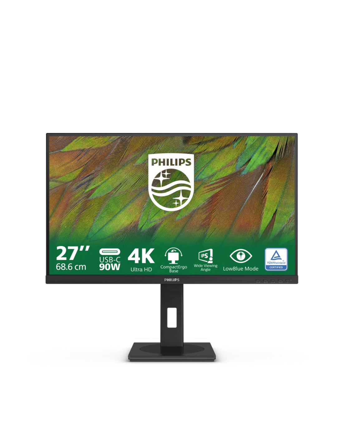 Philips 3000 series 27B1U3900/00 pantalla para PC 68,6 cm (27") 3840 x 2160 Pixeles 4K Ultra HD LCD Negro