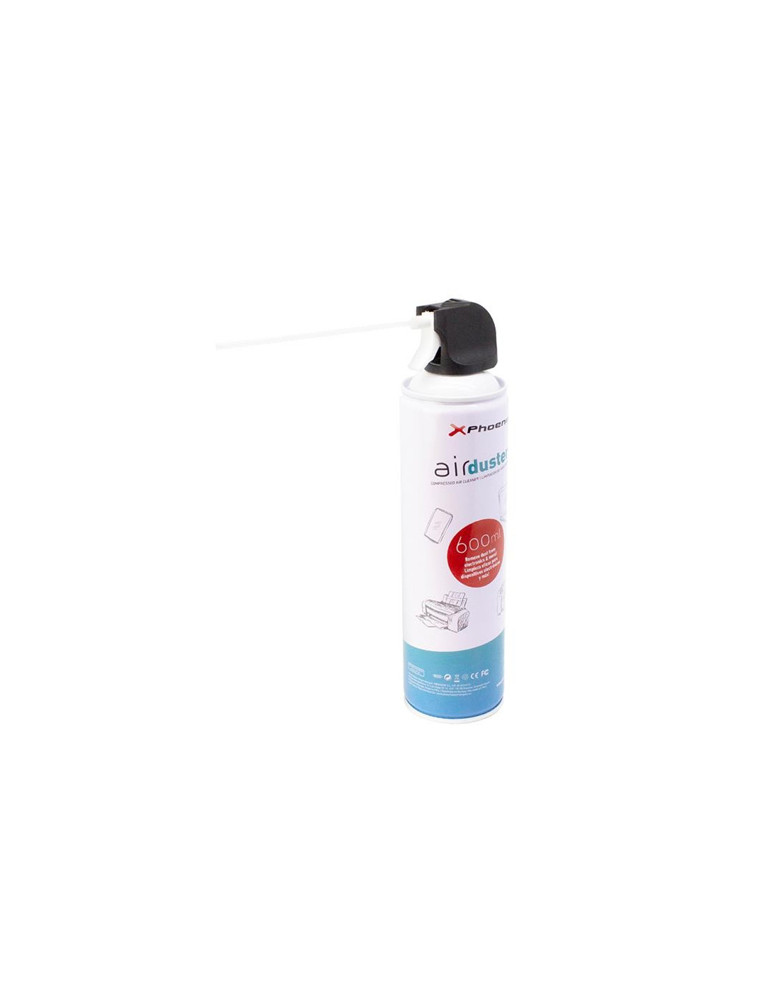 SPRAY LIMPIAPOLVO AIRE COMPRIMIDO PHOENIX 600ML
