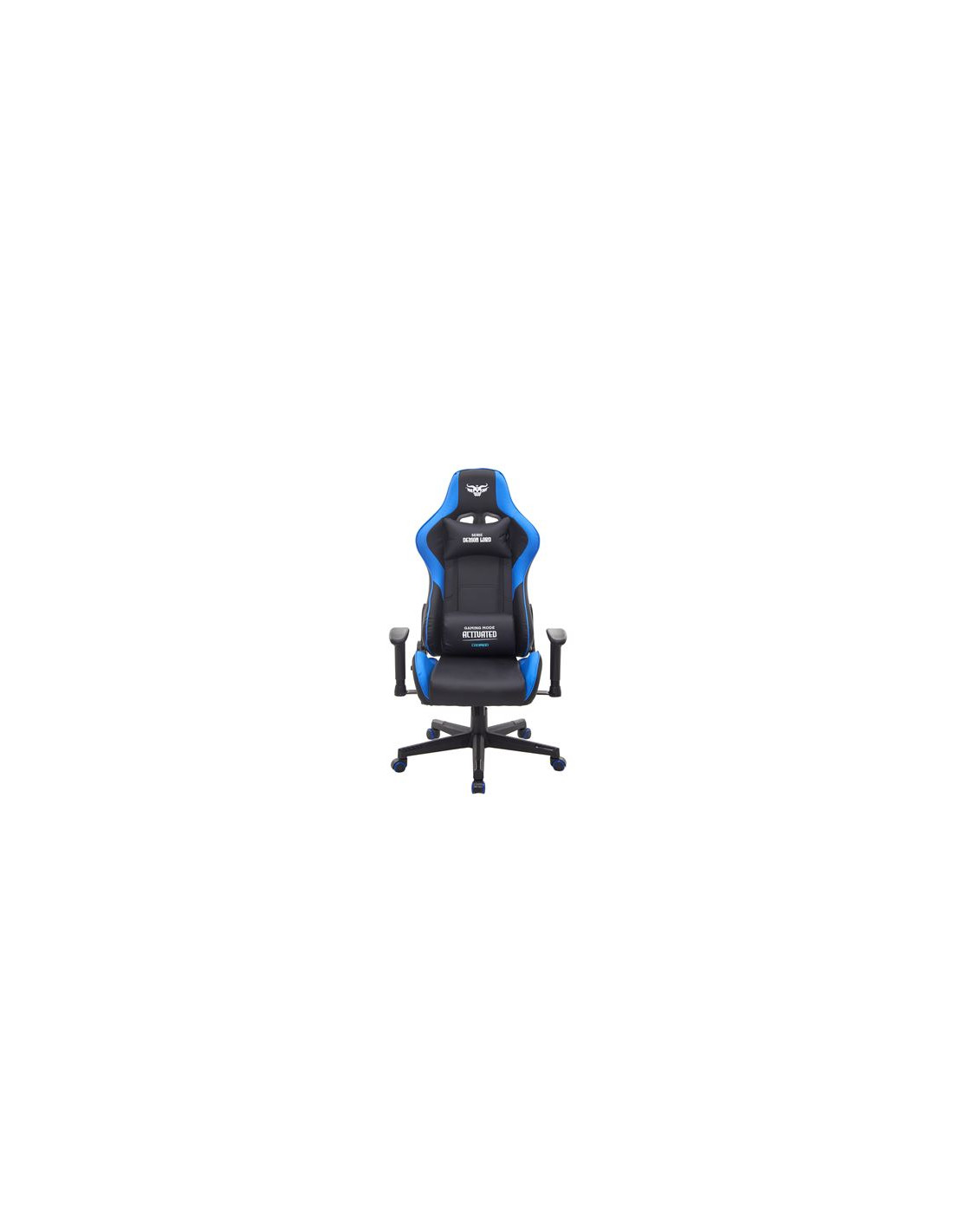 SILLA GAMING SERIE DEMON LORD AZUL CROMAD