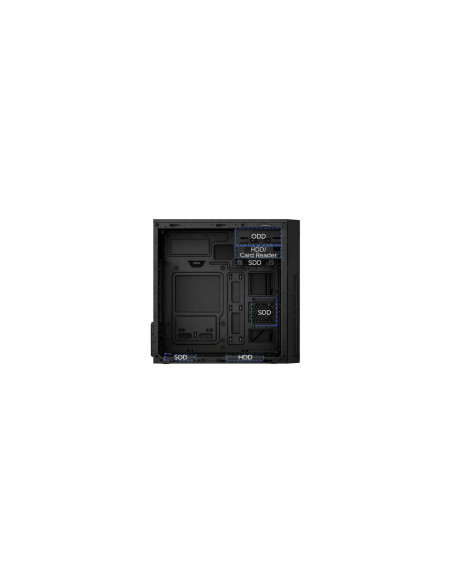 CoolBox CAJA MATX M680 USB-C 3.2 GEN1 FTE.BASIC500 500W