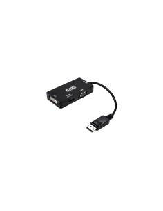 ADAPTADOR CONVERSOR DISPLAYPORT M A VGA / DVI / HDMI H 0.15MT NANOCABLE NEGRO 10.16.3301-BK