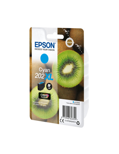 Epson Kiwi Singlepack Cyan 202XL Claria Premium Ink
