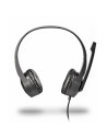 AURICULARES + MICROFONO NGS MSX10PRO JACK 3.5MM BLACK + ADAPTADOR DOBLE JACK