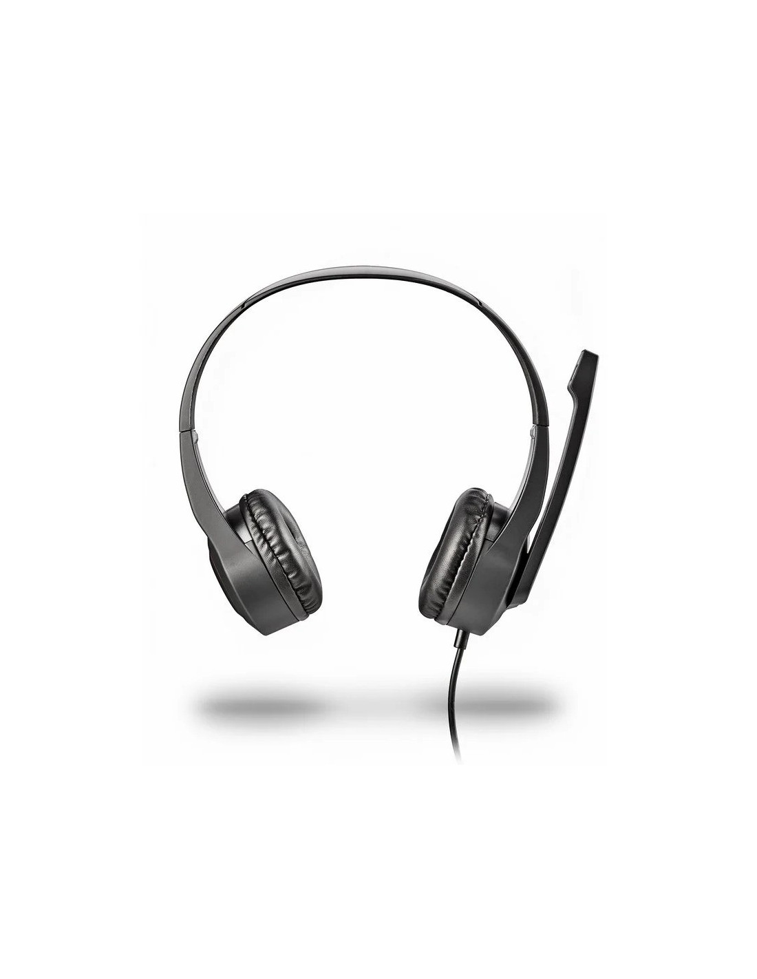 AURICULARES + MICROFONO NGS MSX10PRO JACK 3.5MM BLACK + ADAPTADOR DOBLE JACK