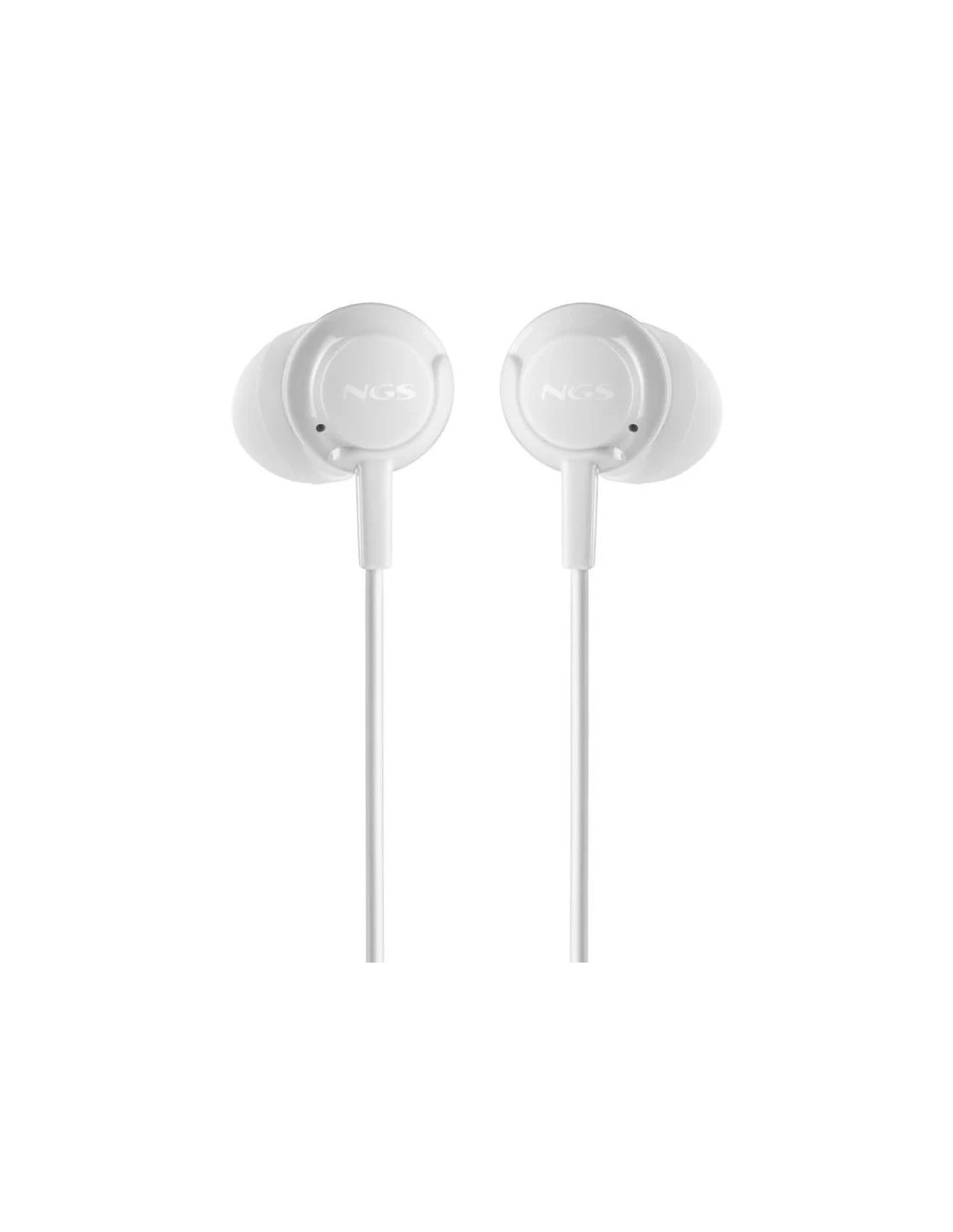 AURICULARES + MICROFONO NGS DRIFT IN EAR JACK 3,5MM WHITE