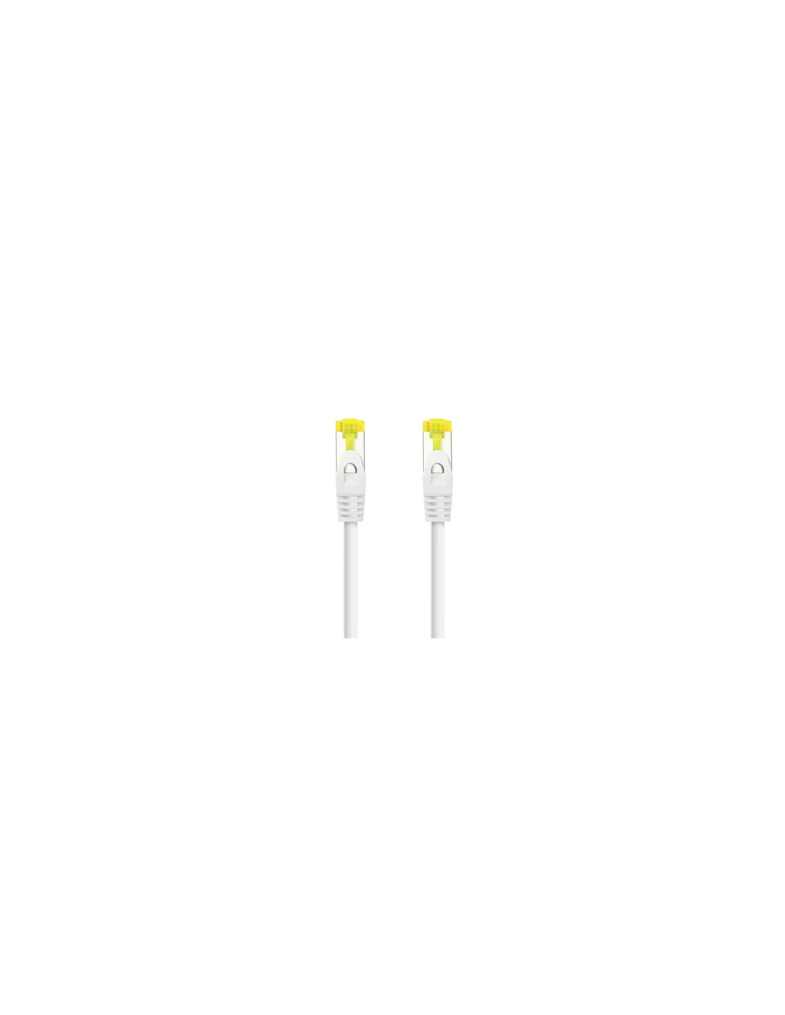 Nanocable Cable Red Latiguillo RJ45 LSZH CAT.6A SFTP AWG26, Blanco, 25 cm