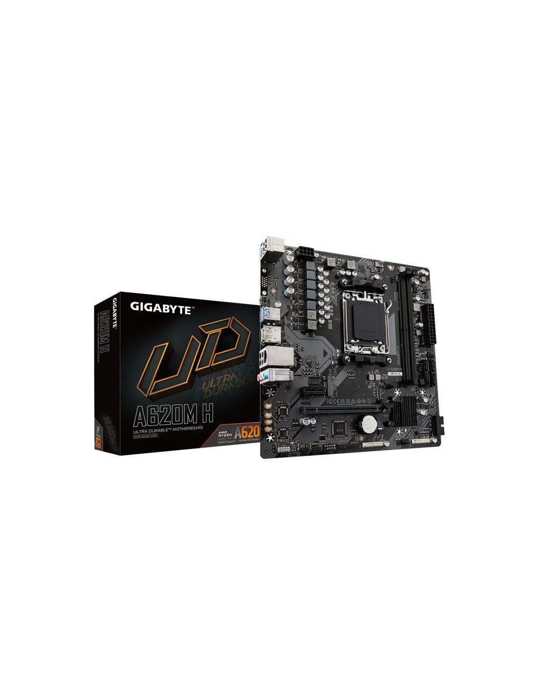 Gigabyte A620M H (rev. 1.0) AMD A620 Zócalo AM5 micro ATX