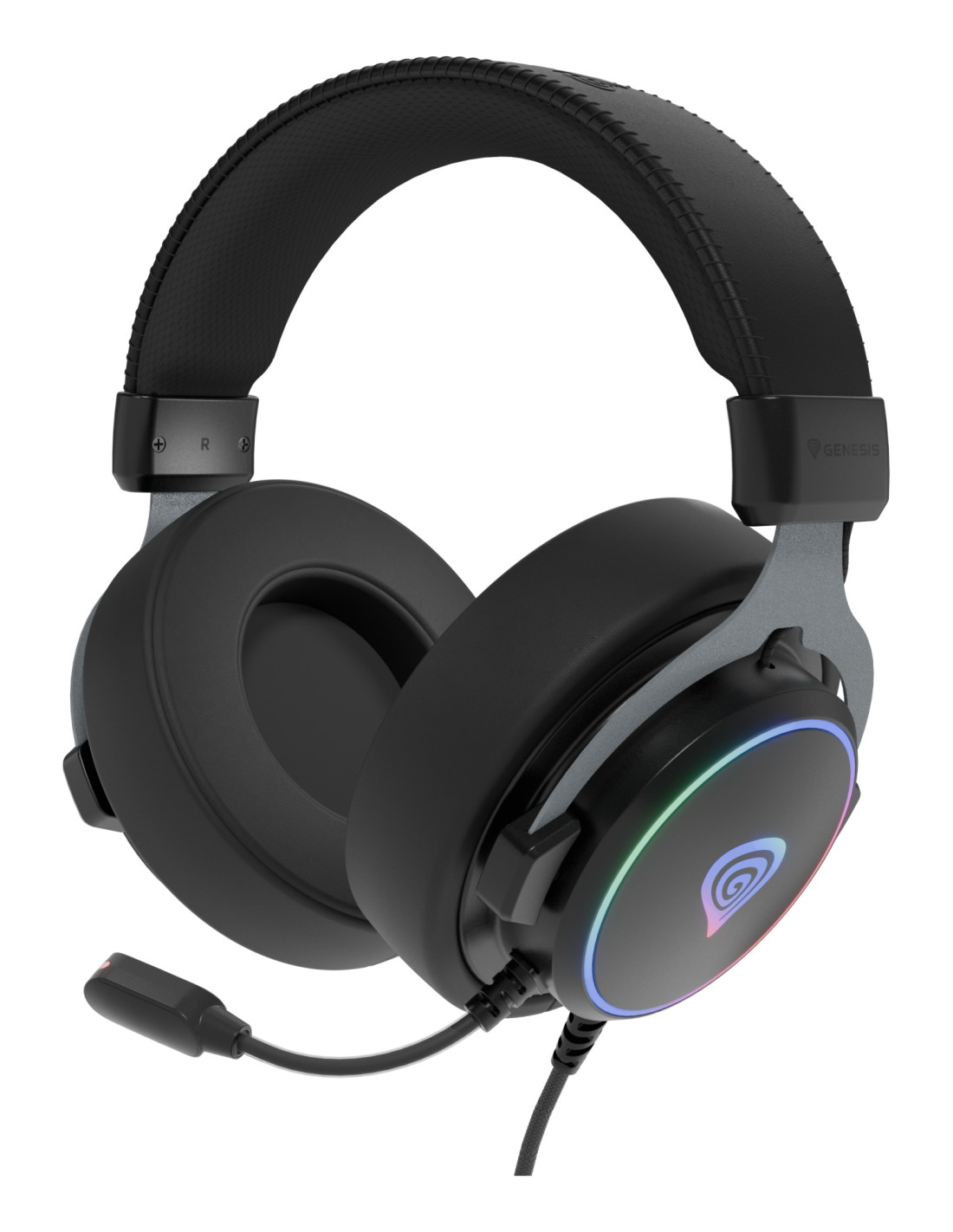 GENESIS Neon 764 Auriculares Alámbrico Diadema Juego USB tipo A Negro