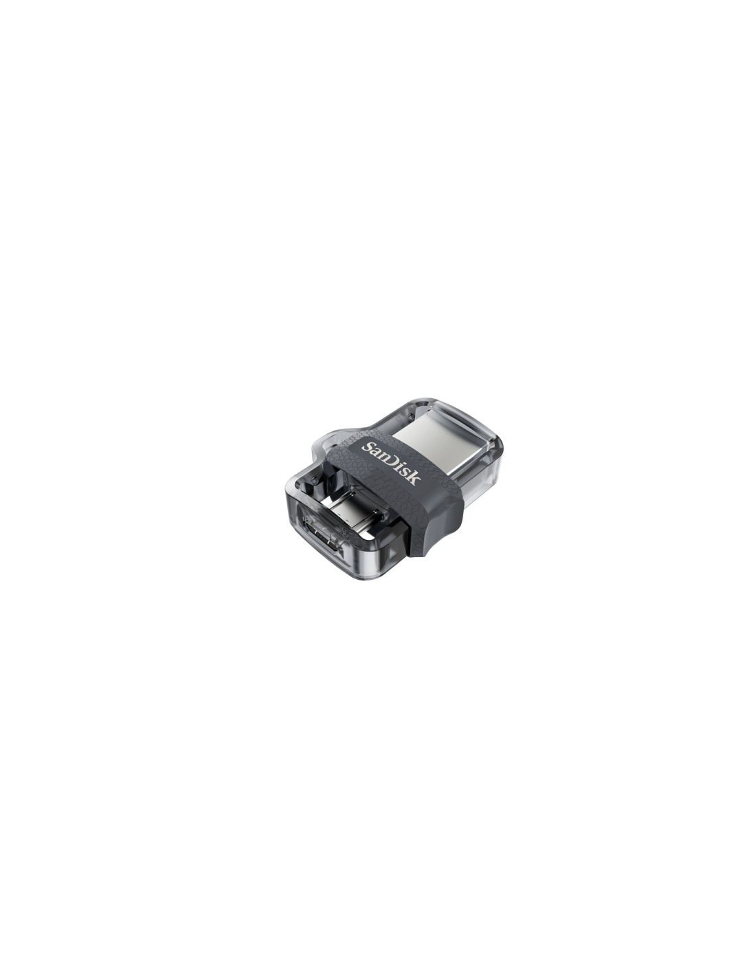 MEMORIA MICRO USB + USB 3.0 SANDISK ULTRA DUAL DRIVE M3.0 64GB GREY & SILVER SDDD3-064G-G46