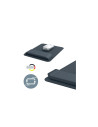 ALFOMBRILLA + REPOSAMUÑECA TECLADO LEITZ ERGONOMICO GREY