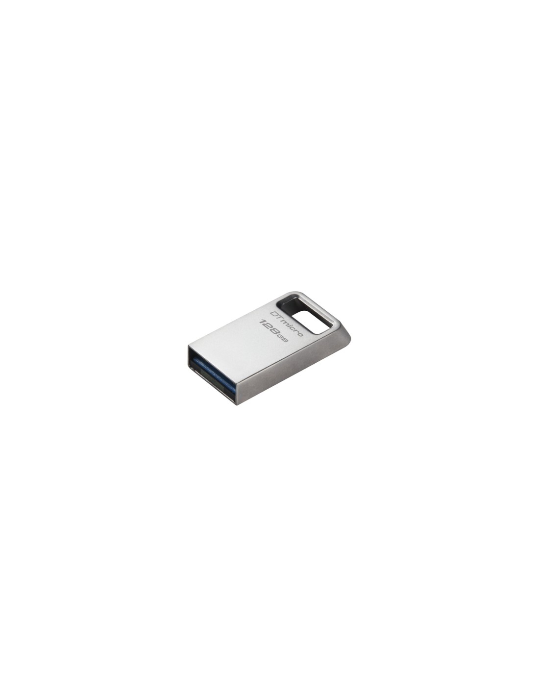Kingston Technology DataTraveler Micro unidad flash USB 128 GB USB tipo A 3.2 Gen 1 (3.1 Gen 1) Plata